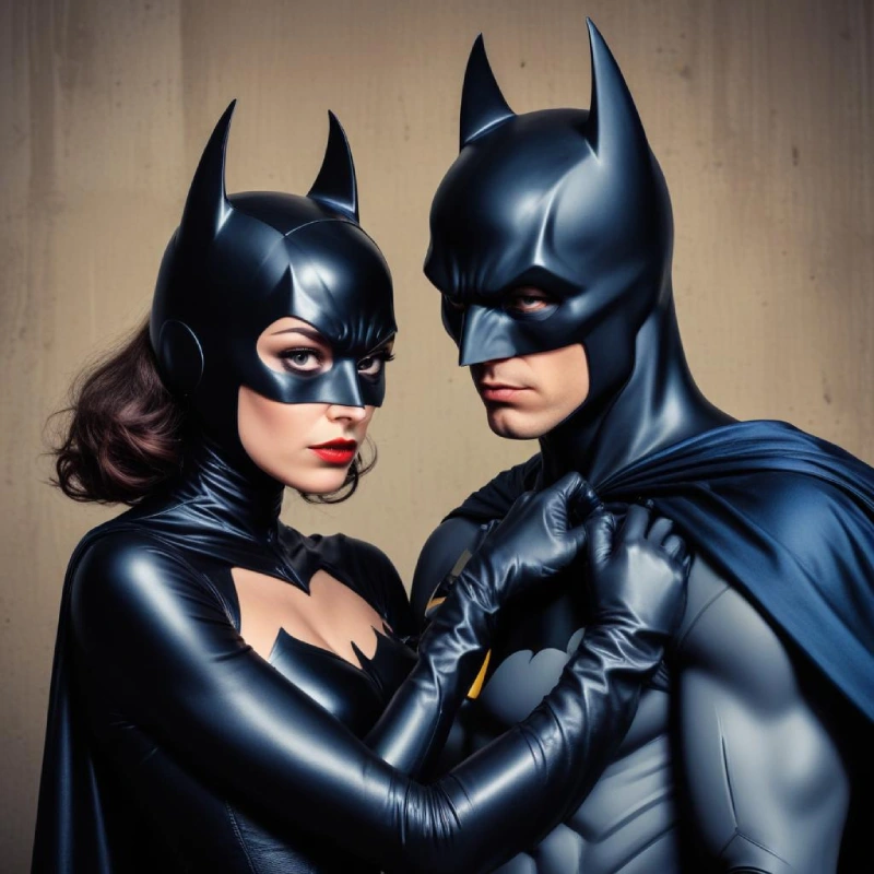 batman with catwoman